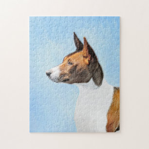 Basenji Malerei - Niedliche Originalkunst Puzzle