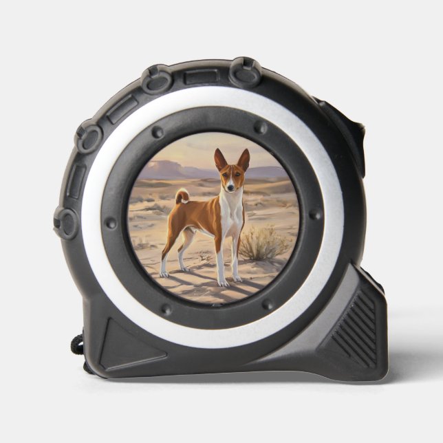 Basenji Maßband (Vorderseite)