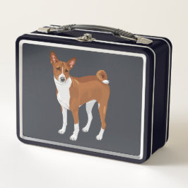 Basenji Metall Brotdose