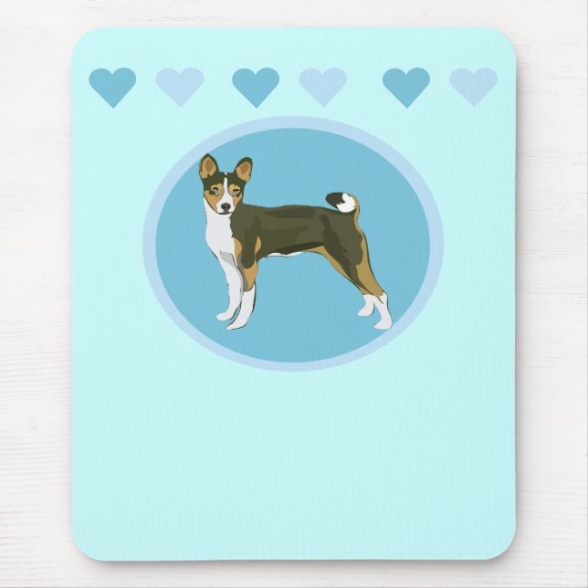 Basenji Mousepad (Vorne)