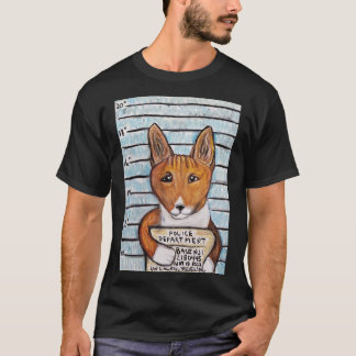 Basenji Mugshot T - Shirt