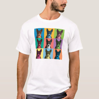 Basenji Pop-Kunst T - Shirt