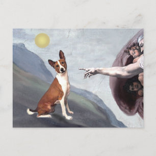 Basenji Postkarte