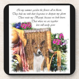 Basenji Summer Garden Art Untersetzer