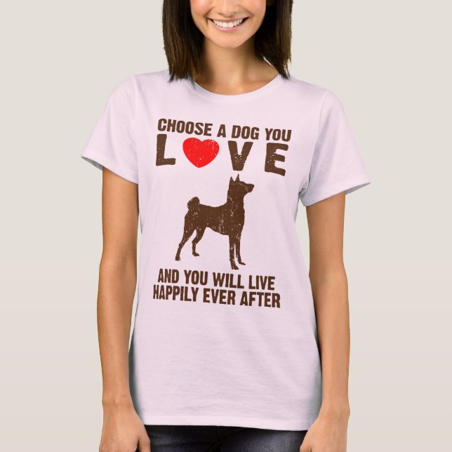 Basenji T-Shirt (Vorderseite)