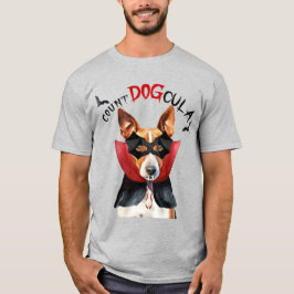Basenji Vampire Dog Funny Halloween T-Shirt