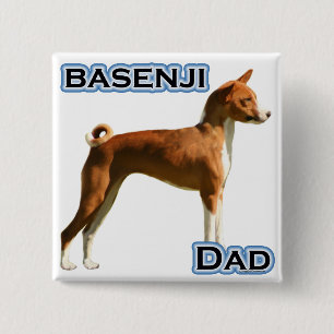 Basenji-Vater 4 Button