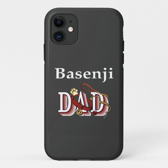 Basenji-Vater Case-Mate iPhone Hülle (Rückseite)