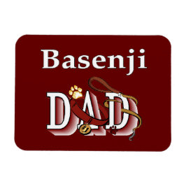 Basenji-Vater Magnet