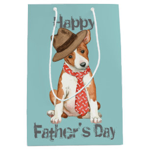 Basenji-Vater Mittlere Geschenktüte