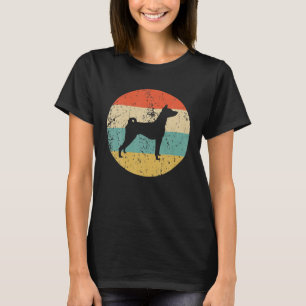 Basenji Vintag Retro Basenji Dog Lover T-Shirt