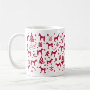 Basenji Weihnachtsdesign Kaffeetasse