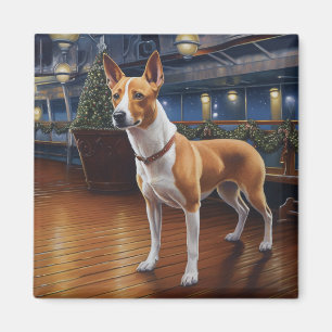 Basenji-Weihnachtskreuzfahrt: Tolles Weihnachtsver Magnet