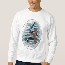 Basenji Weihnachtspenden Sweatshirt