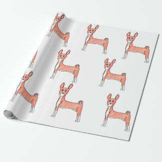 Basenji Wrapping Paper, Heimtiergeschenke Geschenkpapier