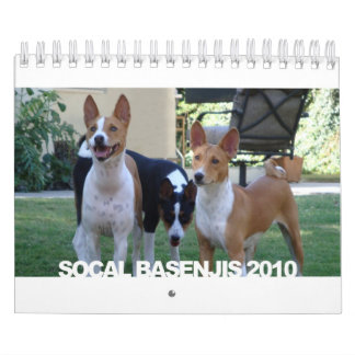 Basenjis von Socal 2010 Kalender