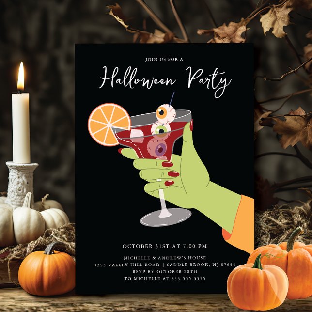 Bash Halloween-Cocktails zaubern Einladung (Von Creator hochgeladen)