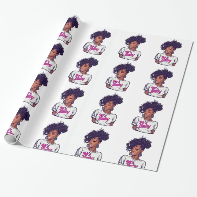 Bash Wrapping Paper der 90er Jahre Geschenkpapier (Ungerollt)