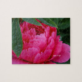 Bashful Pink Peony Puzzle
