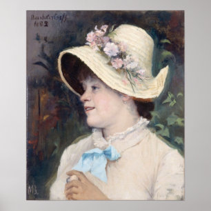 Bashkirtseff - Paris Portrait von Irma 1882 Poster