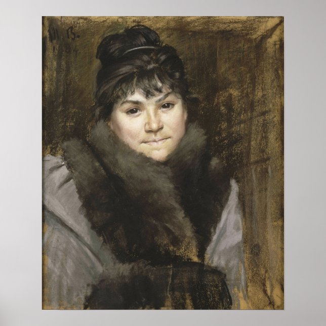 Bashkirtseff - Portrait von Madame X Poster (Vorne)