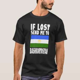 Bashkortostan Flag Design Wenn verloren senden Sie T-Shirt