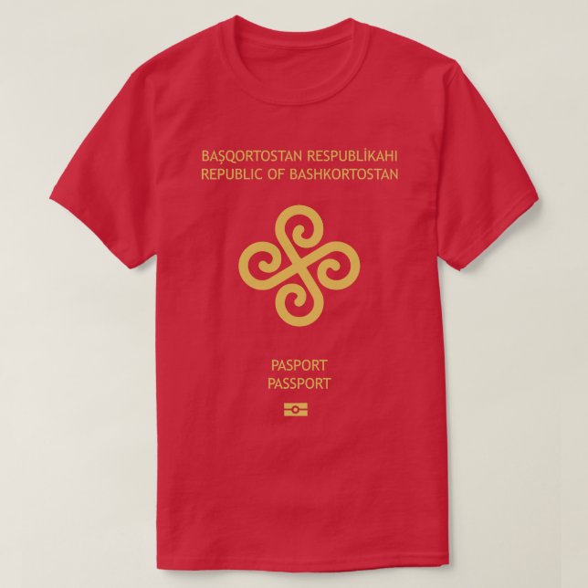 Bashkortostan Passport T-Shirt (Design vorne)