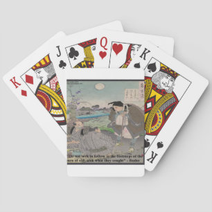 Basho & Berühmter Ausspruch Spielkarten