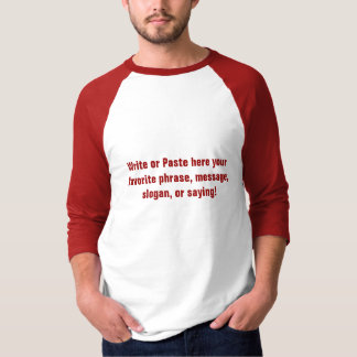 Basic 3/4 Ärmel-Raglan T-Shirt