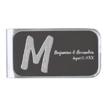 Basic Black Fabulous Wedding Monogram Grosser Wert