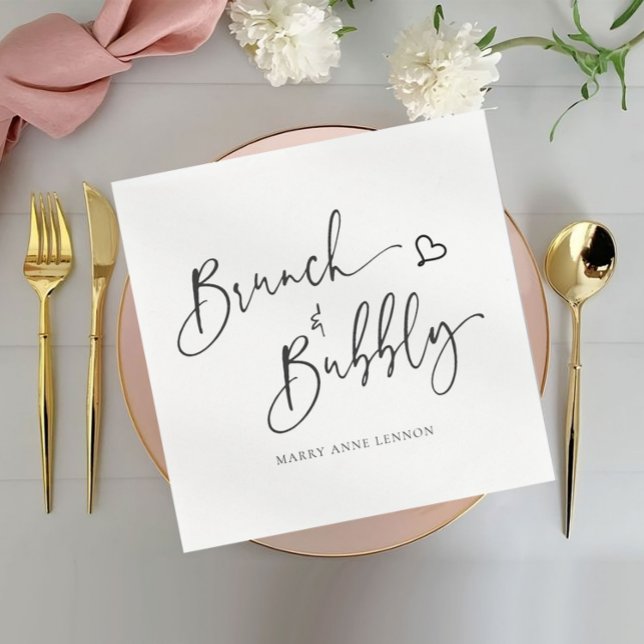 Basic Brunch und Bubbly Napkins Serviette (Von Creator hochgeladen)