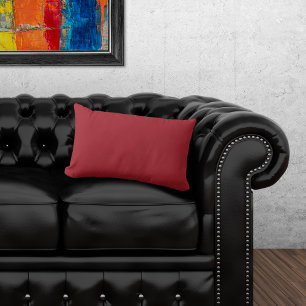 Basic Color Fiery Red Lendenkissen