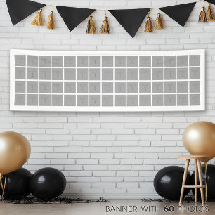 Basic Foto Template 60 Fotos - Kann die Farbe ände Banner