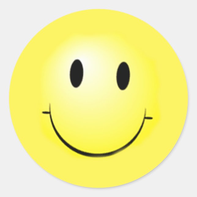 Basic Happy Face on Stickers (Vorderseite)