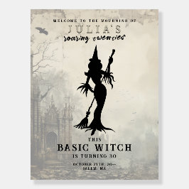 Basic Hexe Halloween Geburtstagsparty Begrüßungsze