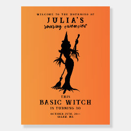 Basic Hexe Halloween Geburtstagsparty Begrüßungsze