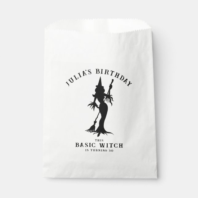 Basic Hexe Moderne Frauen Halloween Geschenktütchen (Vorderseite)