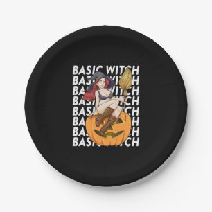 Basic Hexenkostüm Funny Sarcastic Pappteller