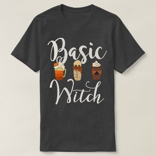 Basic Hexenkürbis Spice Fall Kaffee Premium 29 T-Shirt (Design vorne)