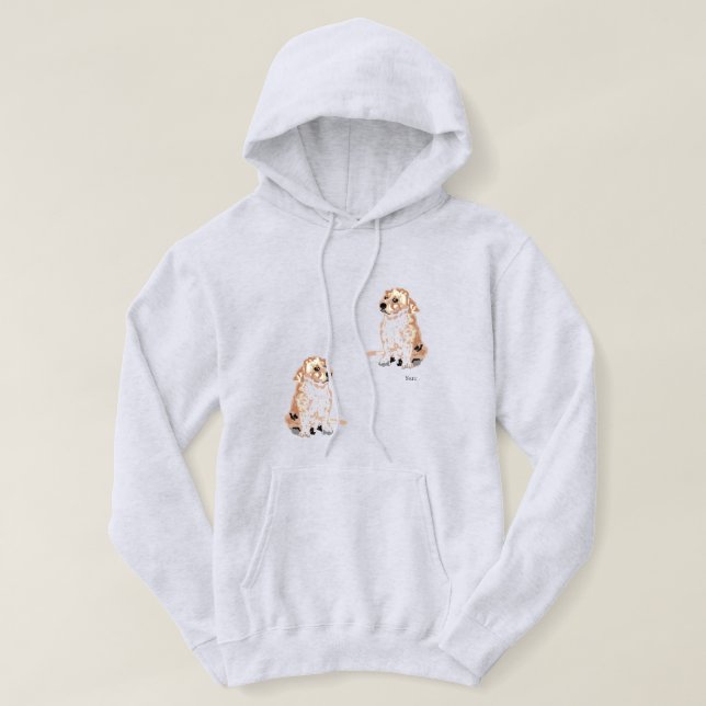 Basic Hooded Sweatshirt : labrador retriever (Design vorne)