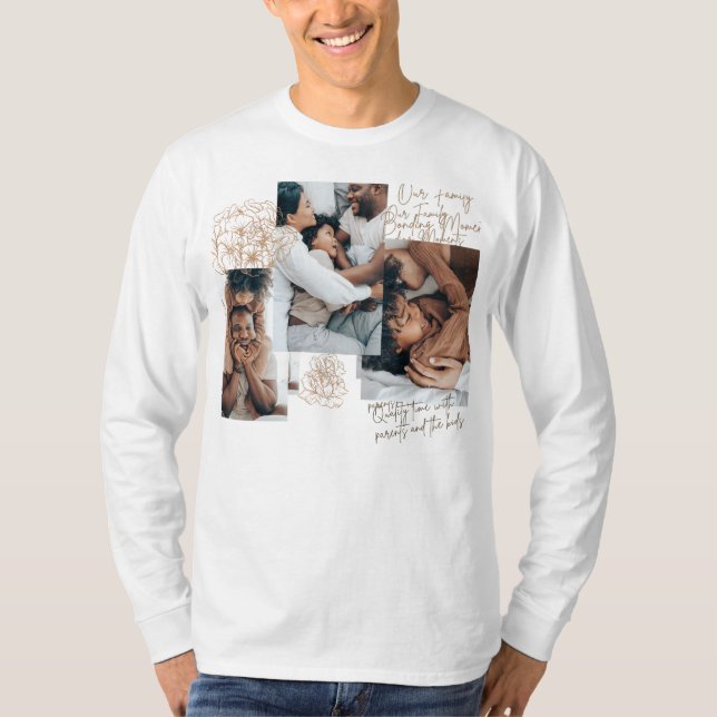 Basic Langarm T-Shirt (Vorderseite)