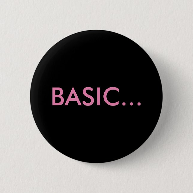 "BASIC..." Schaltflächen und Buttone für Rucksäcke Button (Vorderseite)