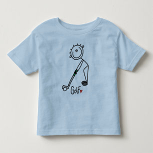 Basic Strichmännchen Golf T - Shirt und Geschenke