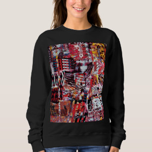 Basic Sweatshirt – Fragmentierter Puls