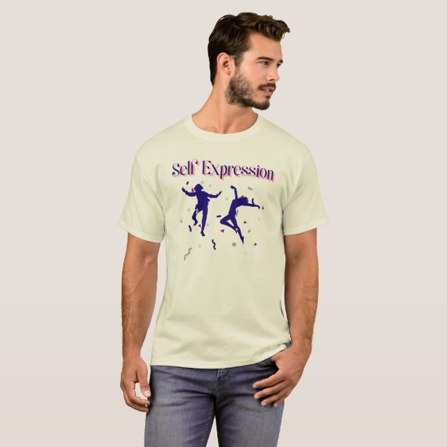 Basic-T - Shirt für Selbstausdrücke (Vorne ganz)