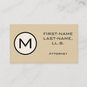 Basic und Minimal Attorney Business Card Visitenkarte