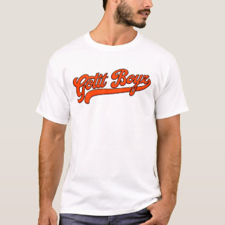 Basic white T Gotit Boyz Orange T-Shirt