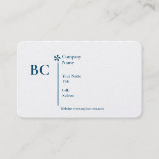 Basic white Template Business Card  homes Visitenkarte