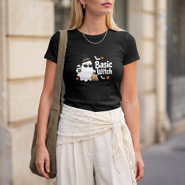 Basic Witch Ghost Shirt | Glamouröses Halloween-De
