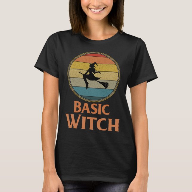 Basic Witch Halloween Womens Halloween Costume T-Shirt (Vorderseite)